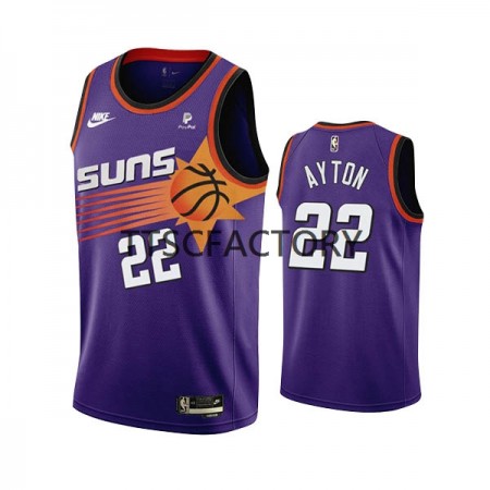 Herren NBA Phoenix Suns Trikot DeAndre Ayton 22 Nike 2022-23 Classic Edition Lila Swingman